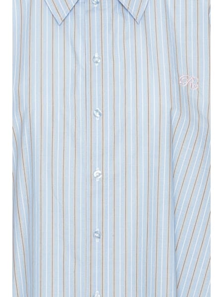 Rotate - Poplin Oversized Shirt 1153663082 - 3082 Hydrangea (blue) Comb. 