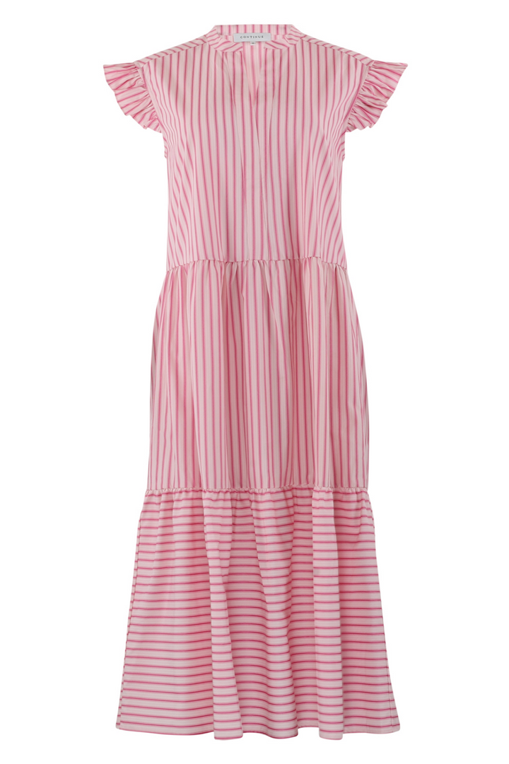 Ennakkotilaus - Continue - Bea Stripe Long 14795 - Pink Stripe