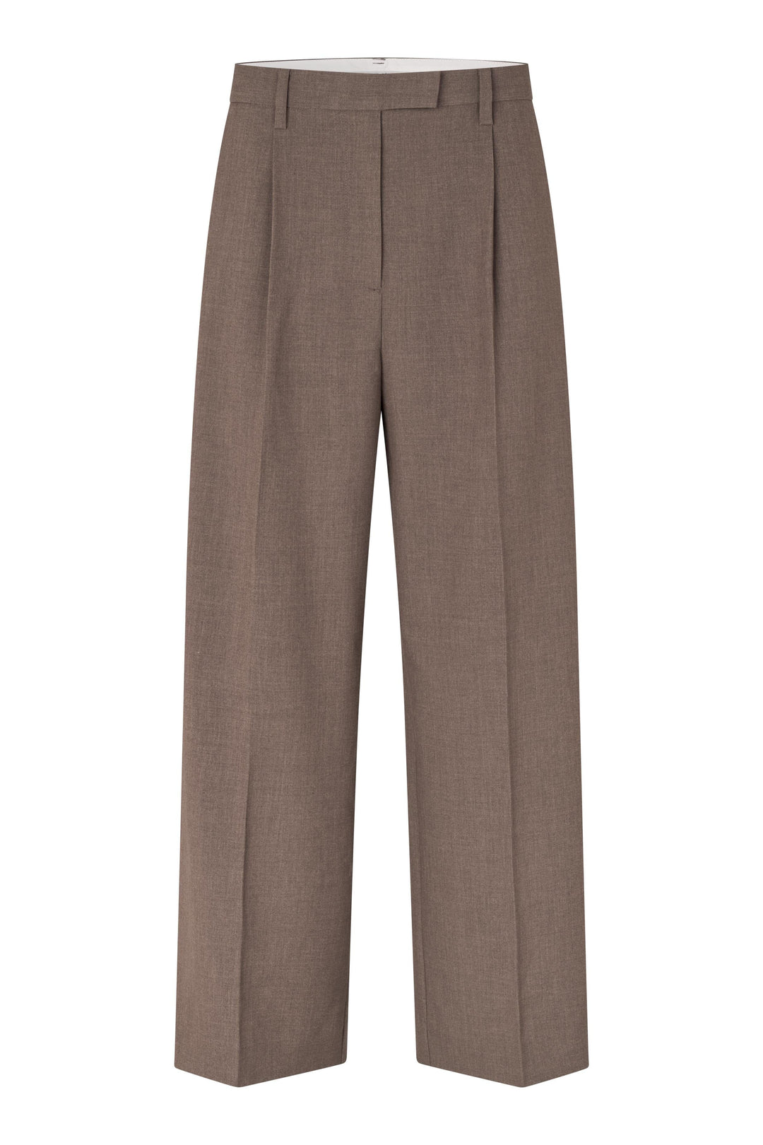 Second Female - Dakota Trousers 60416 - 6144 Mid Brown Melange bukser 