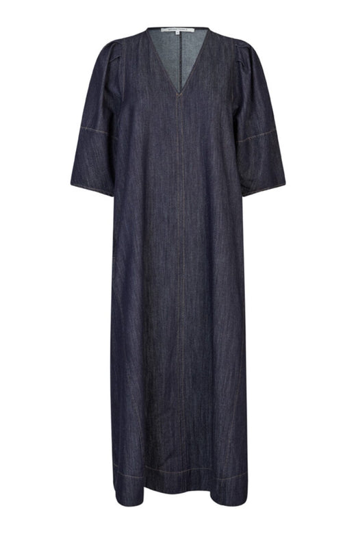 Second Female - Dera Denim Dress 59921 - 5998 Dark blue denim