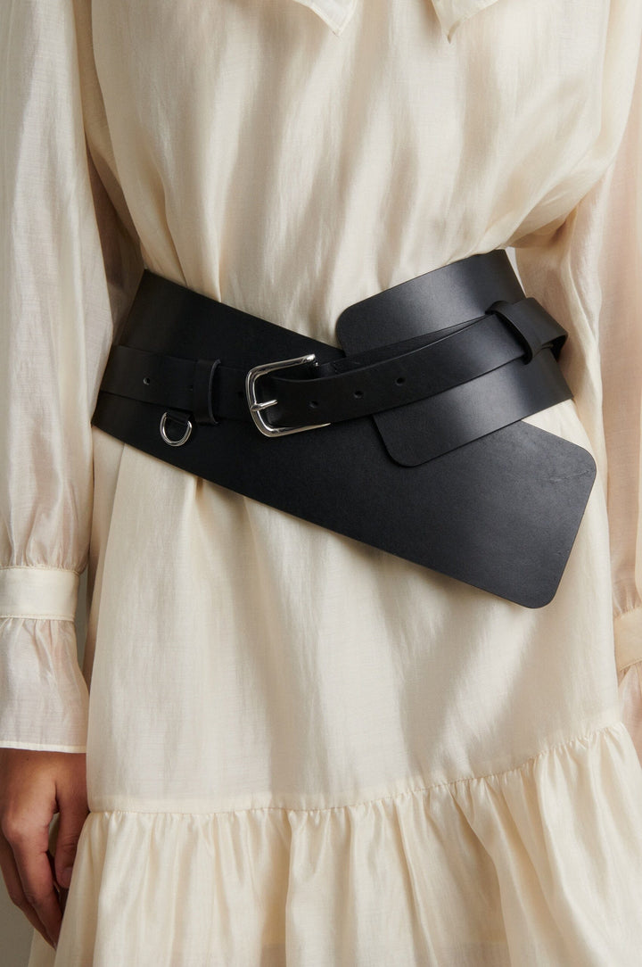 Second Female - Diversity Leather Belt 61041 - 8001 Black Bælter 