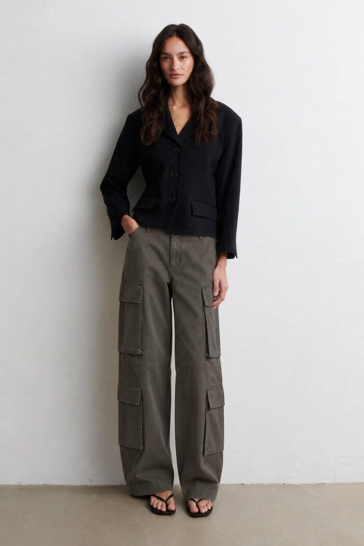 Second Female - Evara Cargo Trousers 61935 - 4123 Tea Leaf 