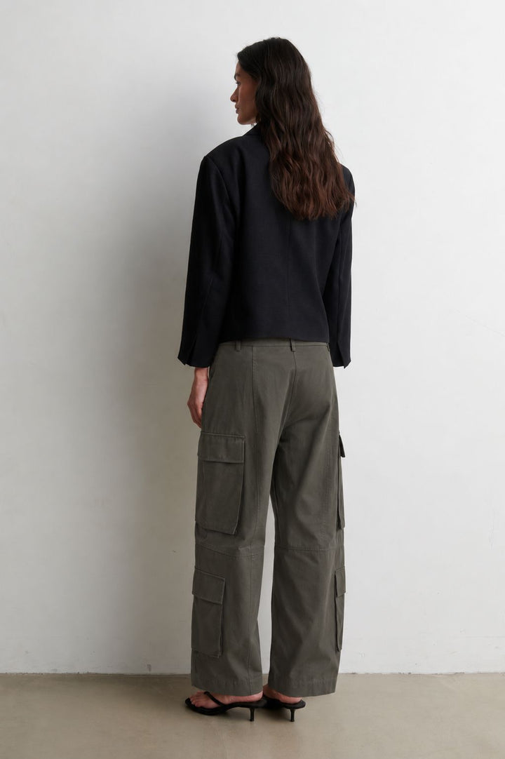 Second Female - Evara Cargo Trousers 61935 - 4123 Tea Leaf 