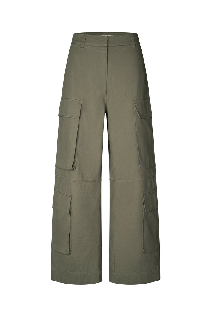 Second Female - Evara Cargo Trousers 61935 - 4123 Tea Leaf 