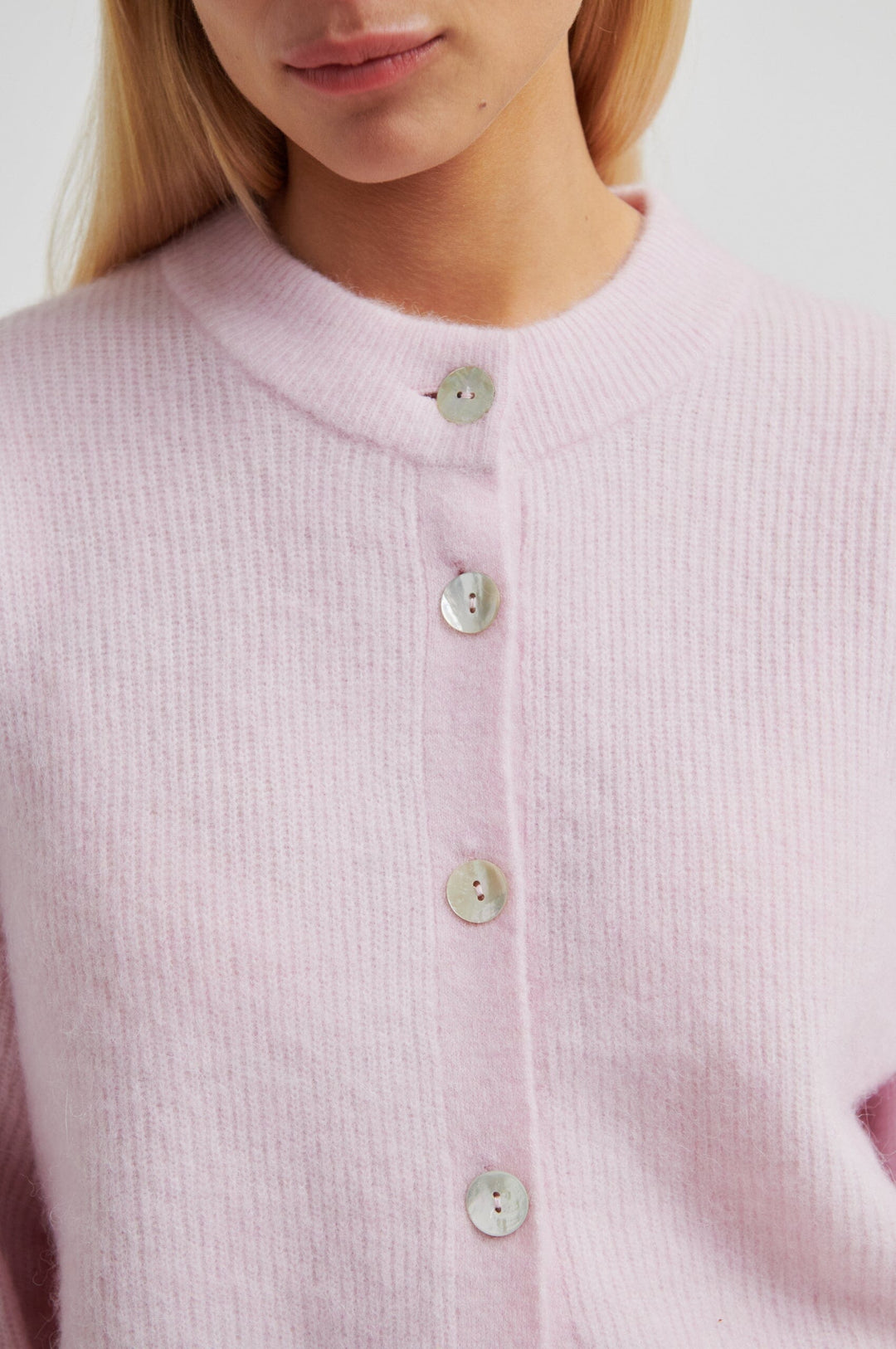 Second Female - Gabby Knit Cardigan 60305 - 9411 Pale Lilac Cardigans 