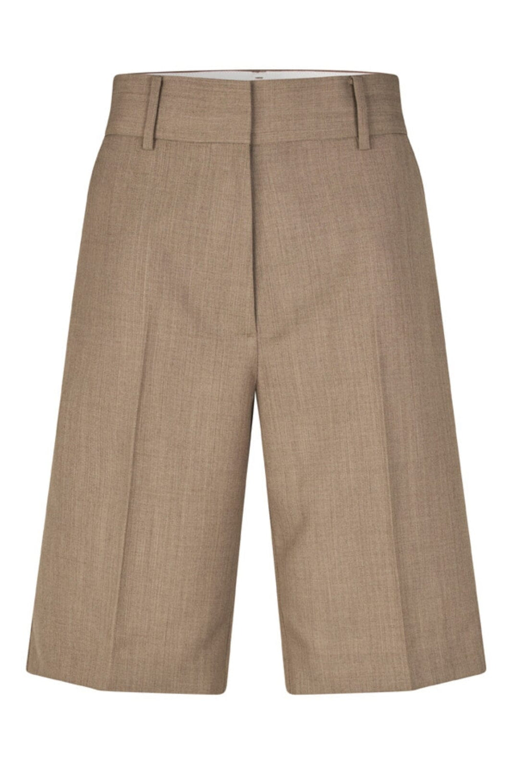 Second Female - Levelup Tailored Shorts 59846 - 6144 Mid Brown Melange