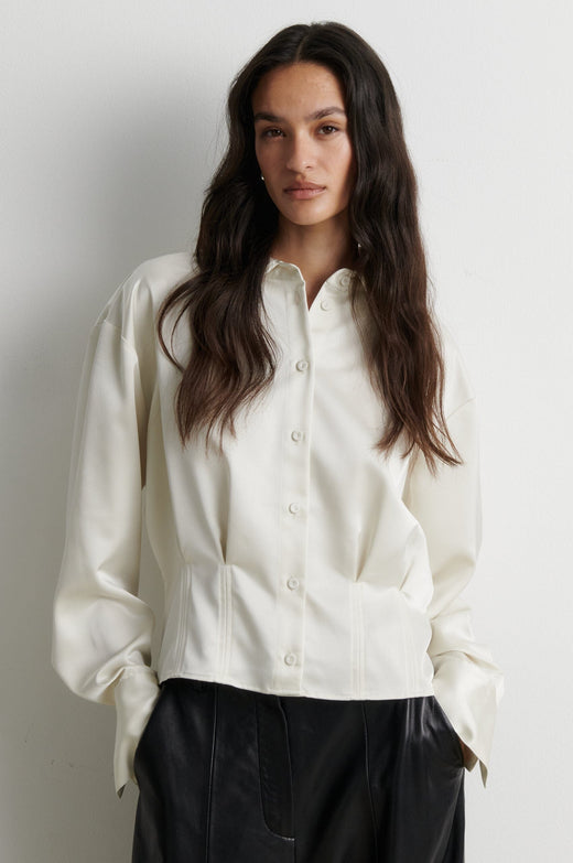 Second Female - Opala Shirt 61192 - 1051 Birch Skjorter 