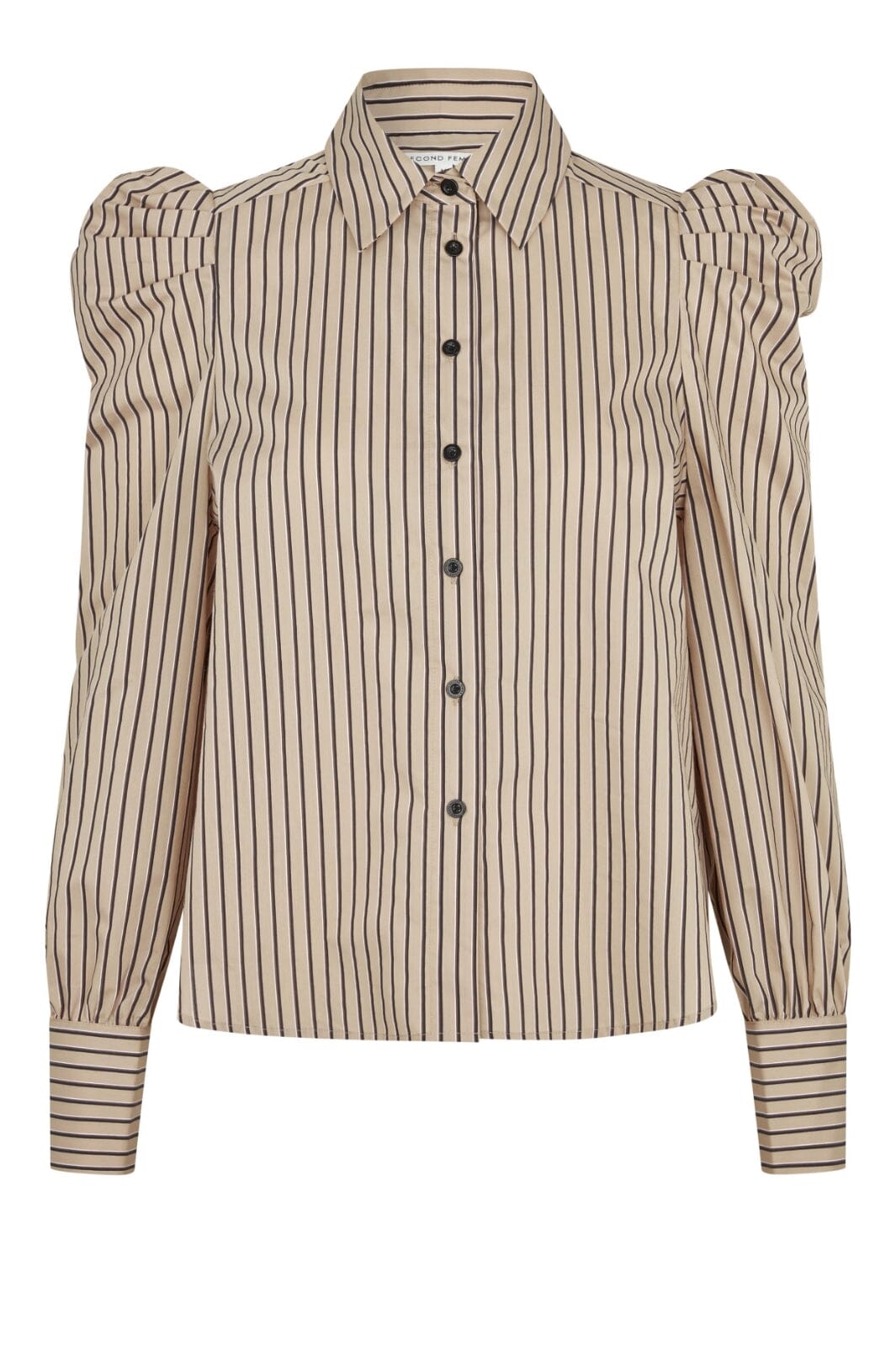 Second Female - Serina Slim Shirt 60489 - 6016 Camel Skjorter 