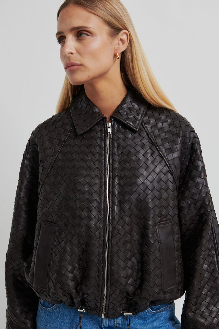 Second Female - Vermont Leather Jacket 60383 - 6150 Chocolate Torte Jakker 