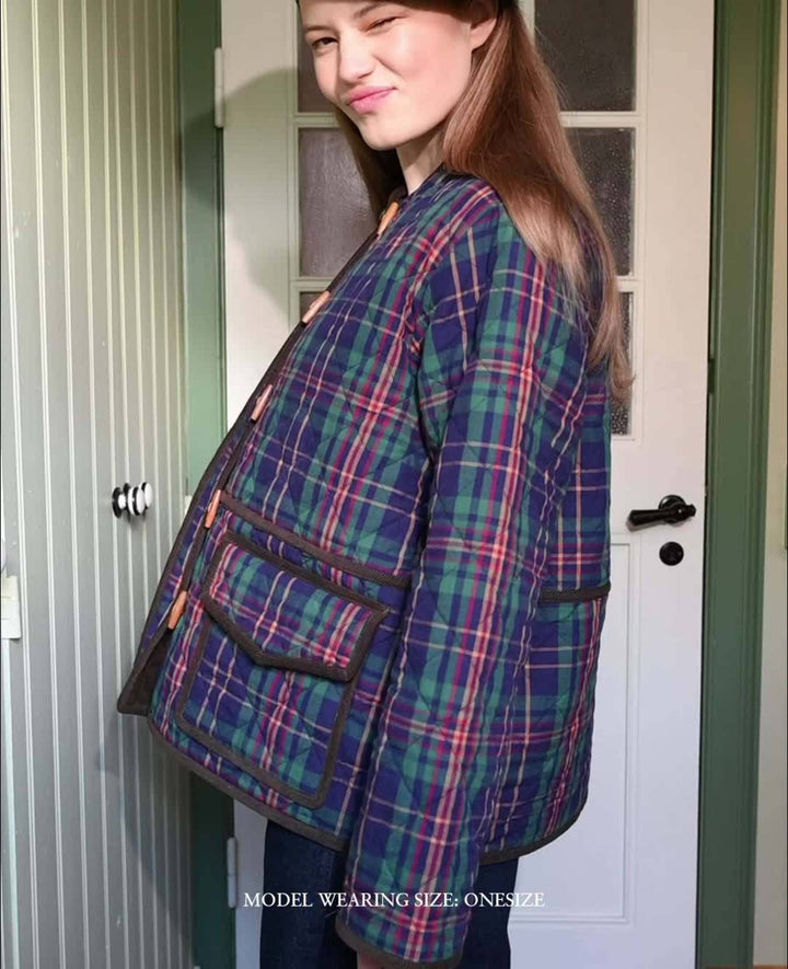Sissel Edelbo - Adriane Jacket Se 2005 - Green Checks Jakker 