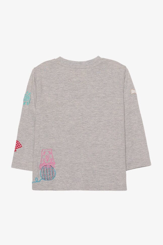 Sissel Edelbo - Billie Mini Top Se 2054 - Grey MéLange Bluser 
