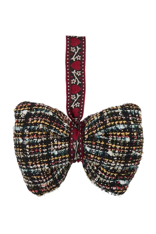 Sissel Edelbo - Boucle Bow Ornament Se 2138 - Black Julepynt 