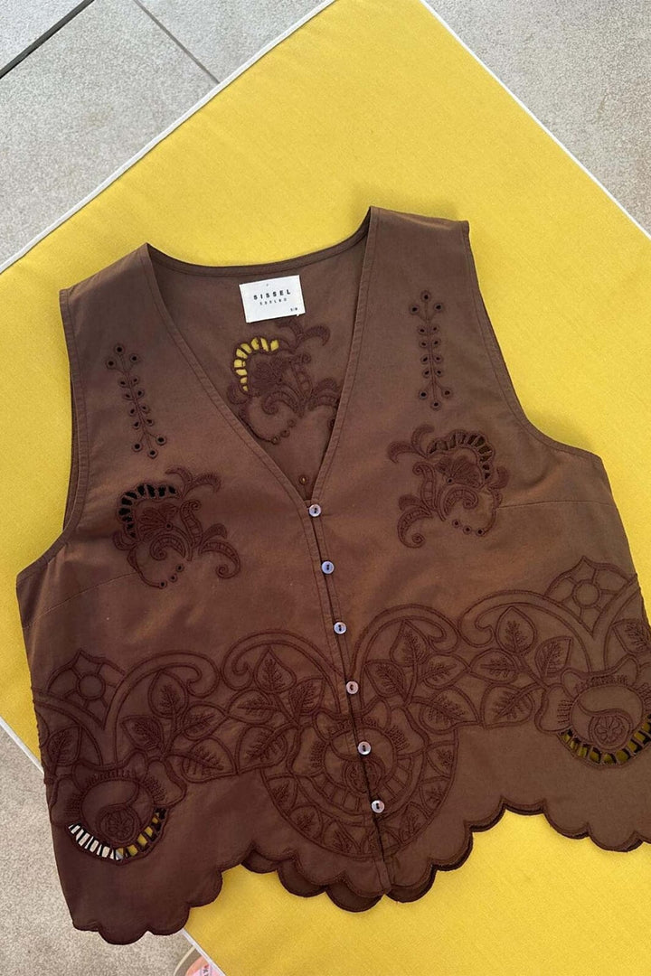 Sissel Edelbo - Celestine Top SE 1606 - Soft Brown