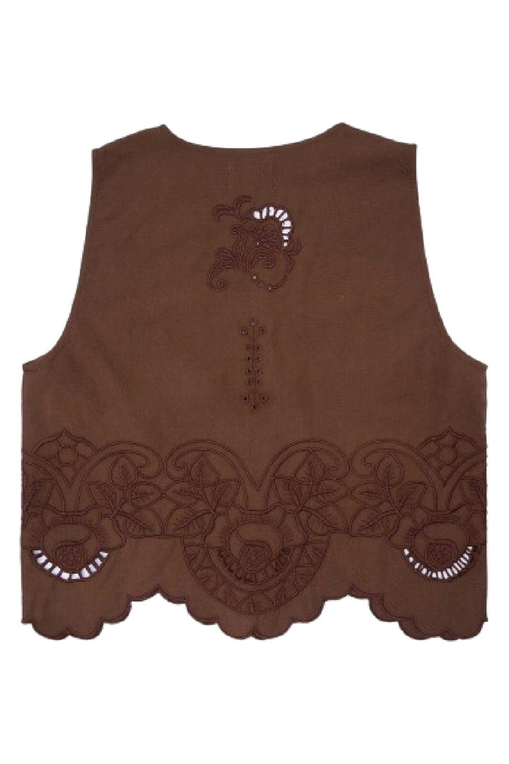 Sissel Edelbo - Celestine Top SE 1606 - Soft Brown