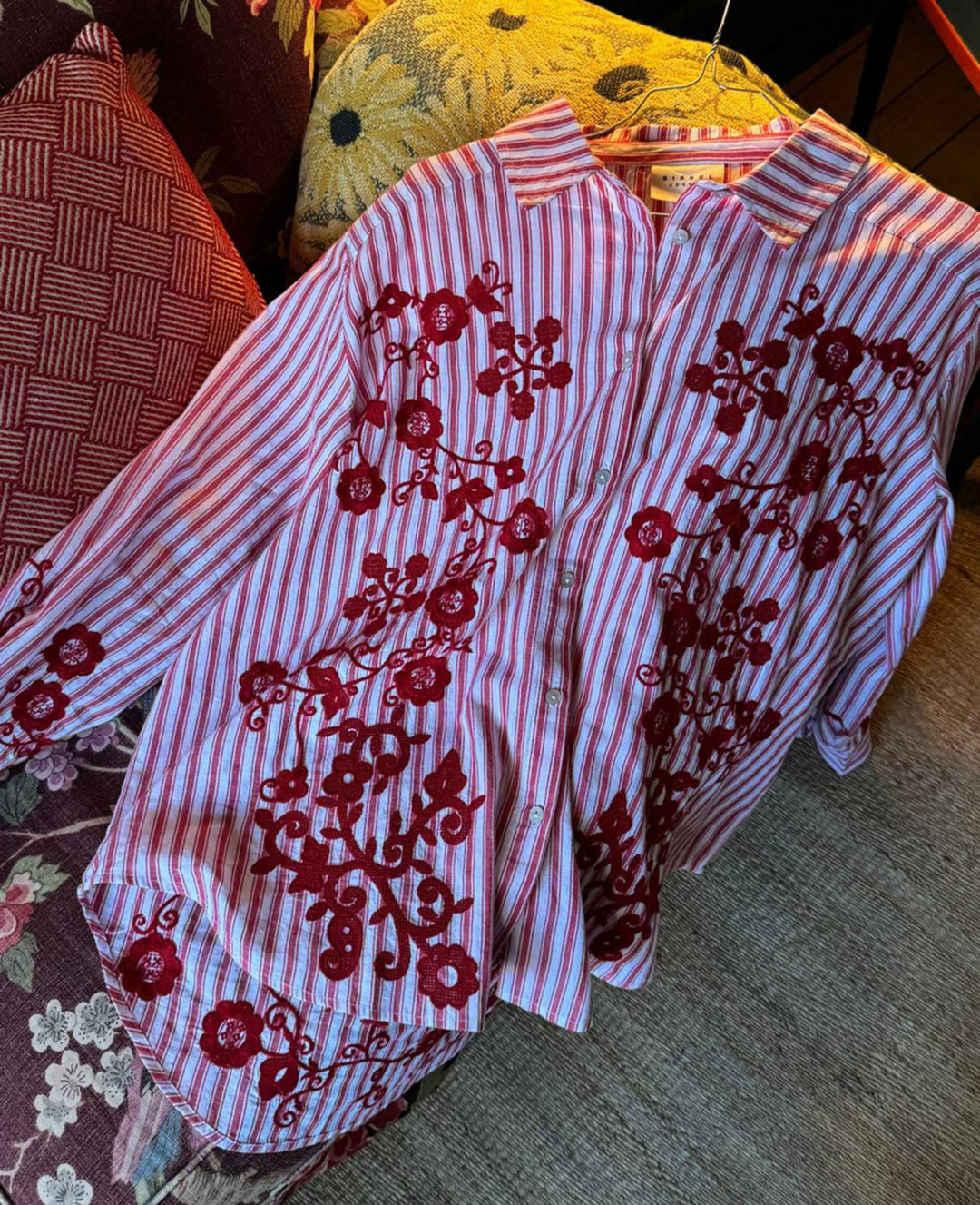 Sissel Edelbo - Cora Shirt Se 2008 - Red Flower Skjorter 