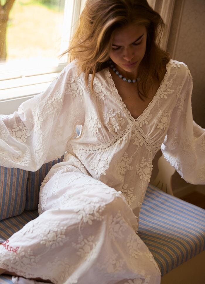 Sissel Edelbo - Delphine Dress SE 1806 - Off White Kjoler 