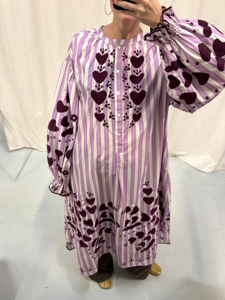 Sissel Edelbo - Elisabeth Dress SE 2076 - Plum Heart Kjoler 