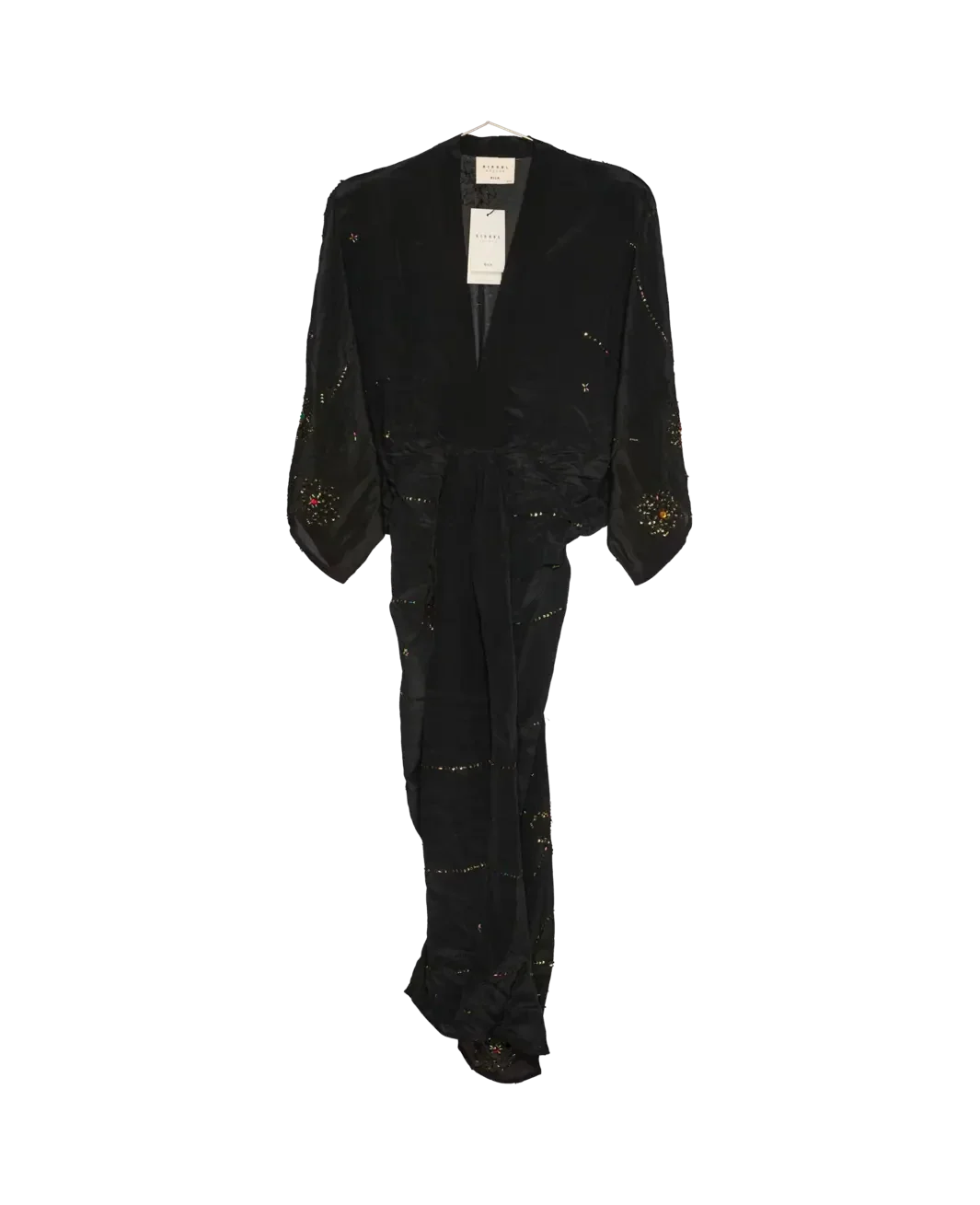 Sissel Edelbo - Juno SILK Dress Sparkling Black SE 1717-1 - Sparkling Black No. 119