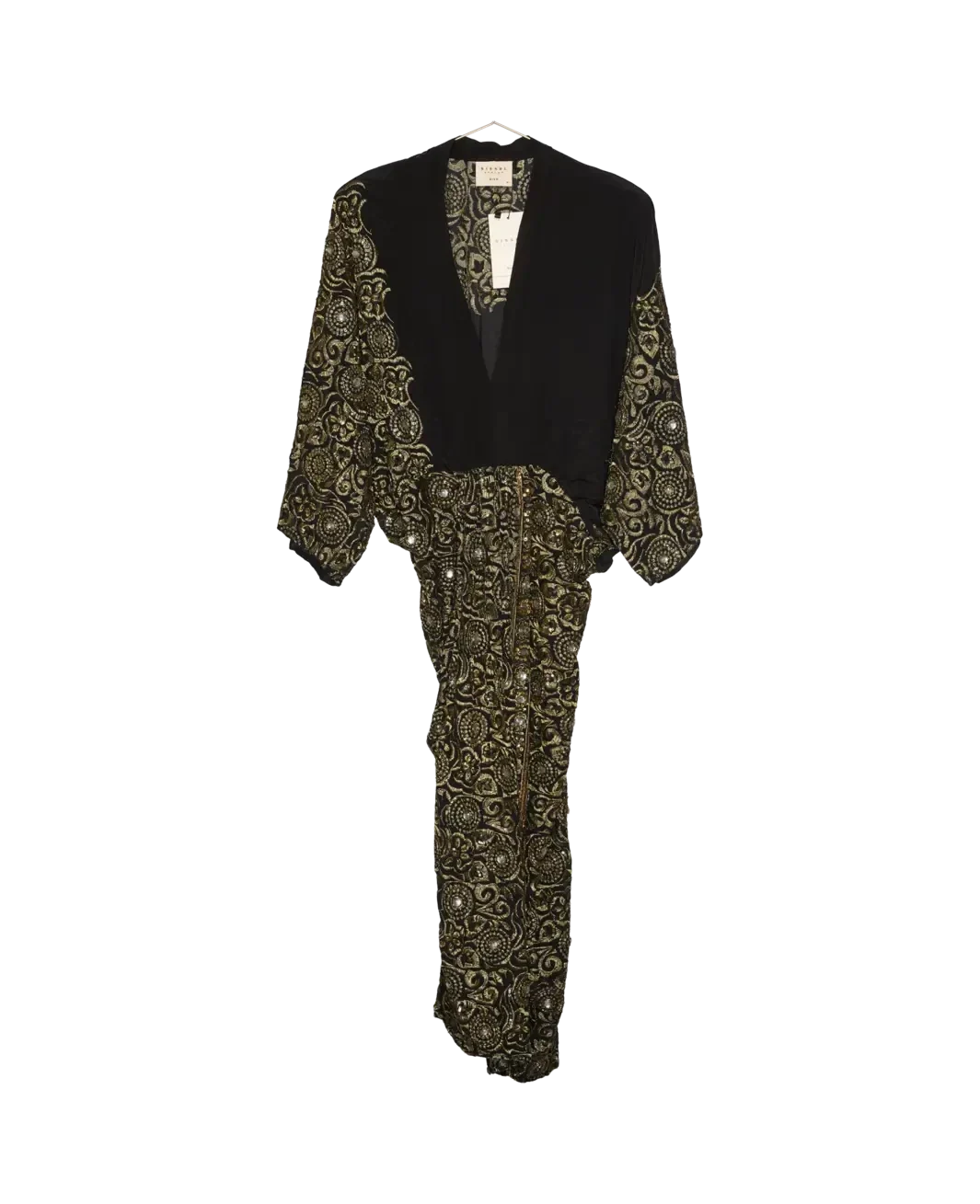 Sissel Edelbo - Juno SILK Dress Sparkling Black SE 1717-1 - Sparkling Black No. 134