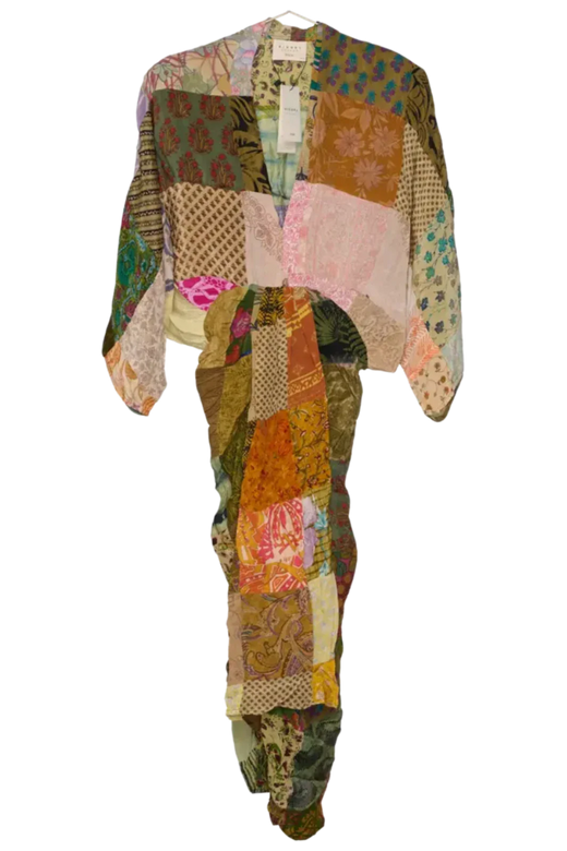 Sissel Edelbo - Juno SILK Patchwork Dress SE 1586-3 - No. 462