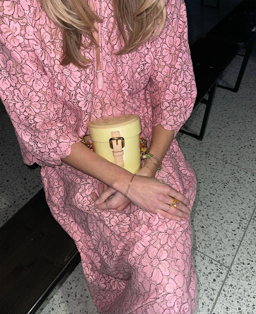 Sissel Edelbo - Lace Dress SE 1076 - Pink Kjoler 