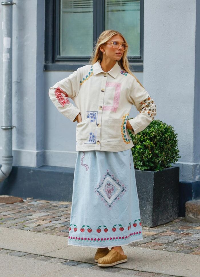 Sissel Edelbo - Louise Skirt SE 1820 - Baby Blue Nederdele 