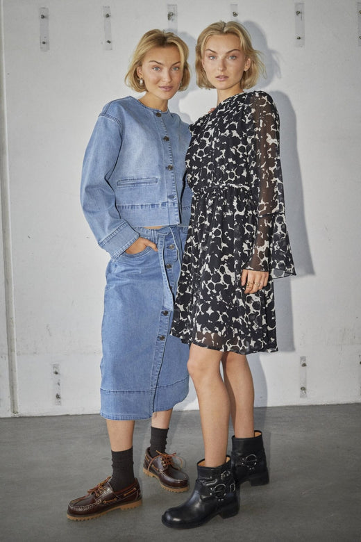 Sisters Point - Feja-Sk 19064 - 900 - L. Blue Wash Nederdele 