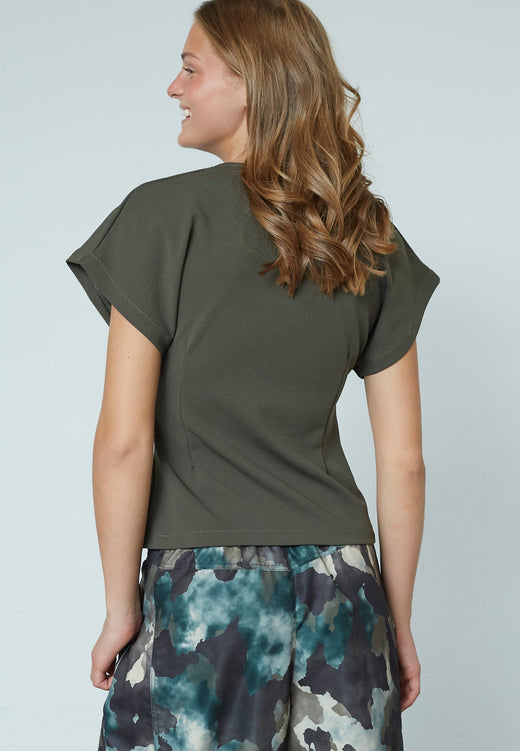 Sisters Point - Gevela-Ve 18864 - 230 - Khaki Green Veste 