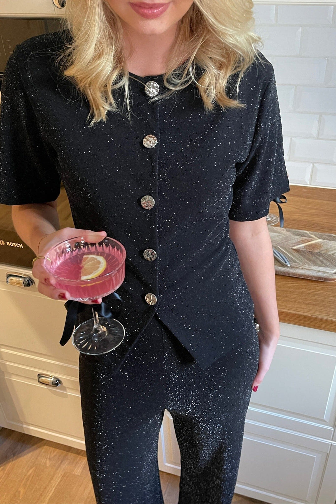 Sisters Point - Gova-Top1 19377 - 001 - Black/Silver Veste 