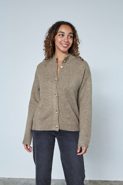 Sisters Point - Luca-Ca 19075 - 205 - D. Sand Mel. Cardigans 