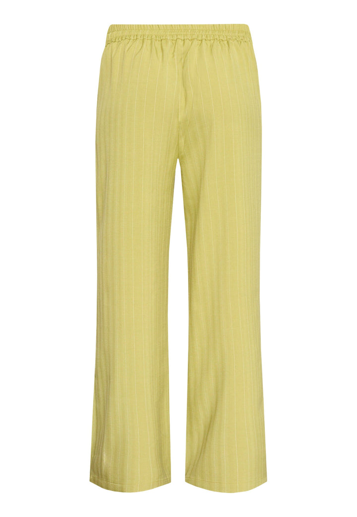 Sisters Point - Verina-Pa6 19503 - 330 - Lime Pinstripe Bukser 