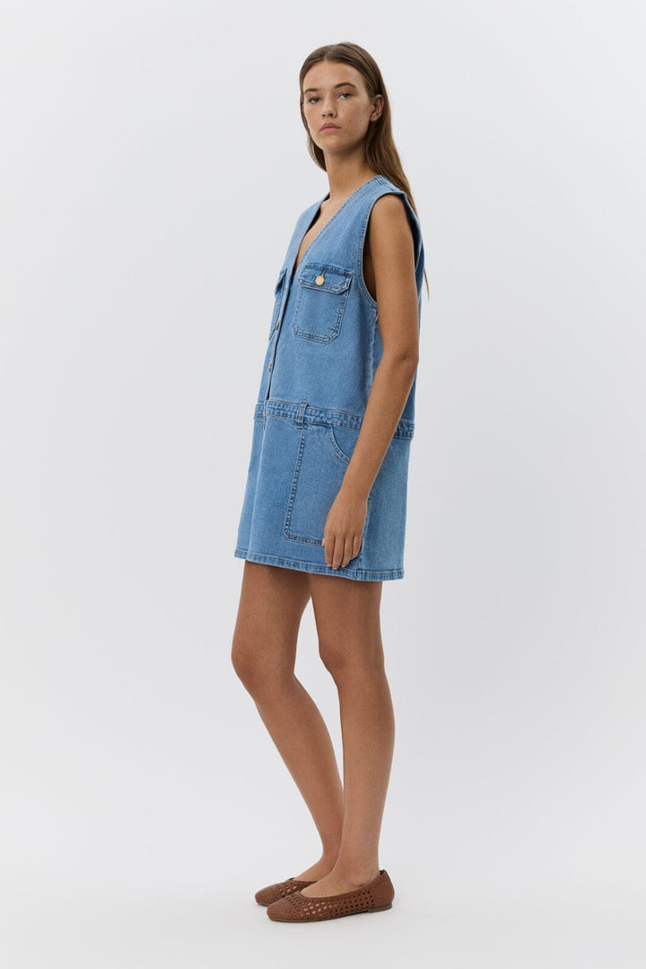 Sofie Schnoor - Albertinesw Dress S252186 - 9106 - Denim Blue