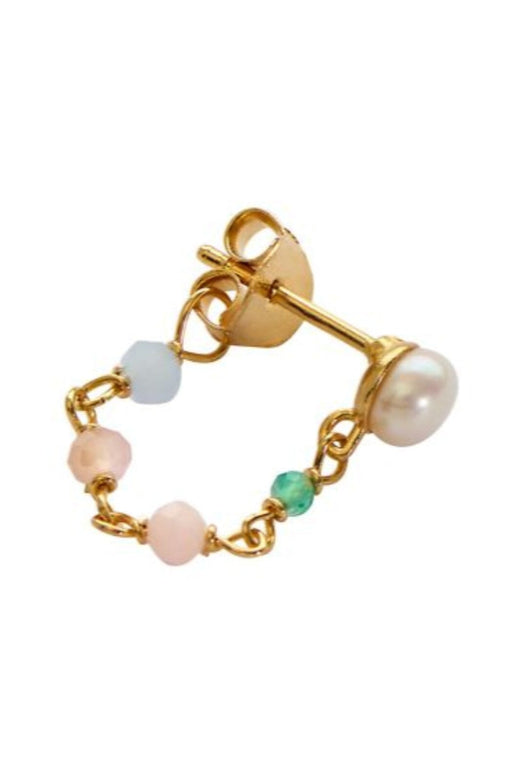 Stine A - Câlin De Paradis Earring Green - Single - 1398-02-S Øreringe 