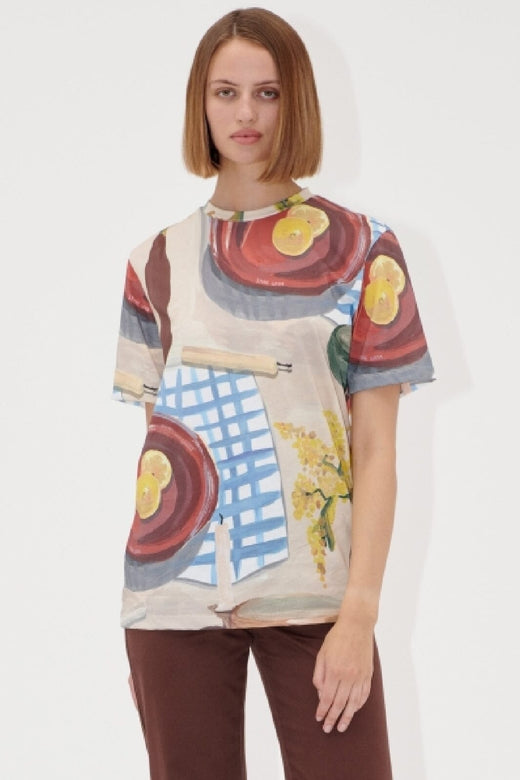Stine Goya - 2243 Light Jersey, Short Sleeve T-shirt sg-ss25-t009-2243 - Lemons On A Plate