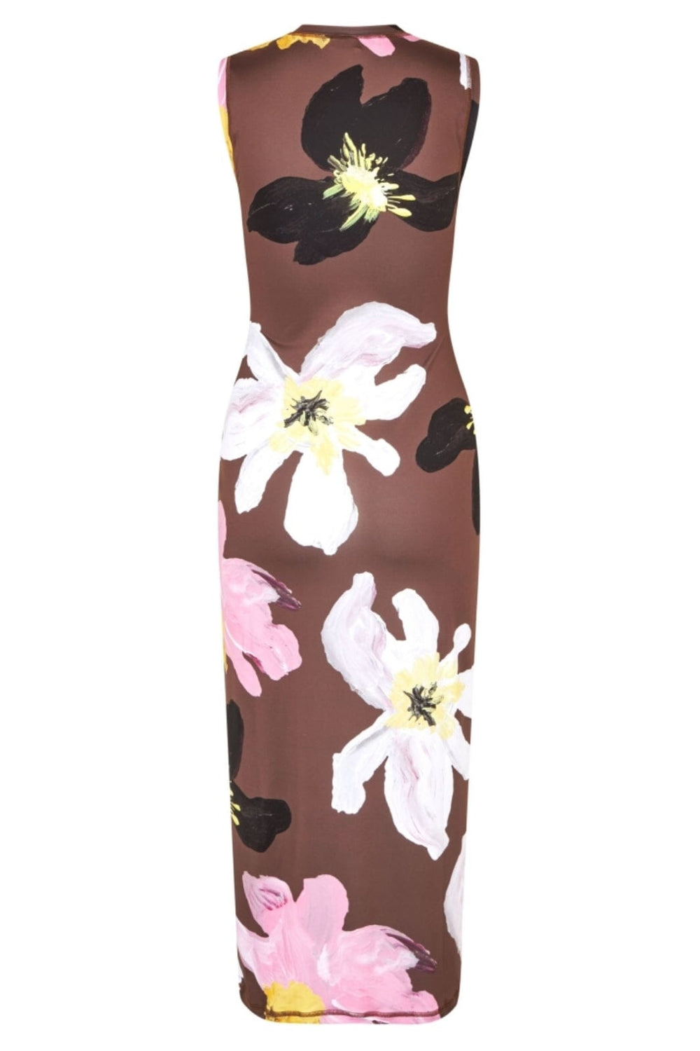 Stine Goya - 2244 Stocking Jersey, Elastic Tank Crewneck Dresssg-pf25-d104-2244 - Wild Flowers