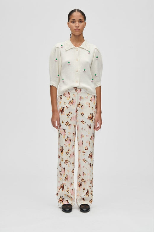 Stine Goya - 2409 Textured Tailoring, Functional Structured Tailoring Pantssg-aw25-p107-2409 - Sun Kissed Magnolia