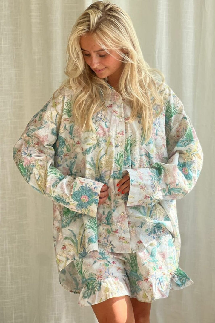 Stories From The Atelier By Copenhagen Shoes - My Lovers Shirt - 388 Multi Flower
