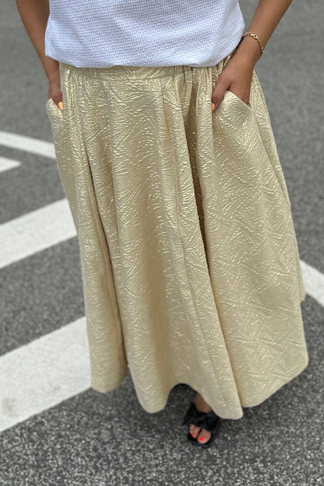 Stories From The Atelier By Copenhagen Shoes - Thinking Skirt - 0051 Gold Nederdele 