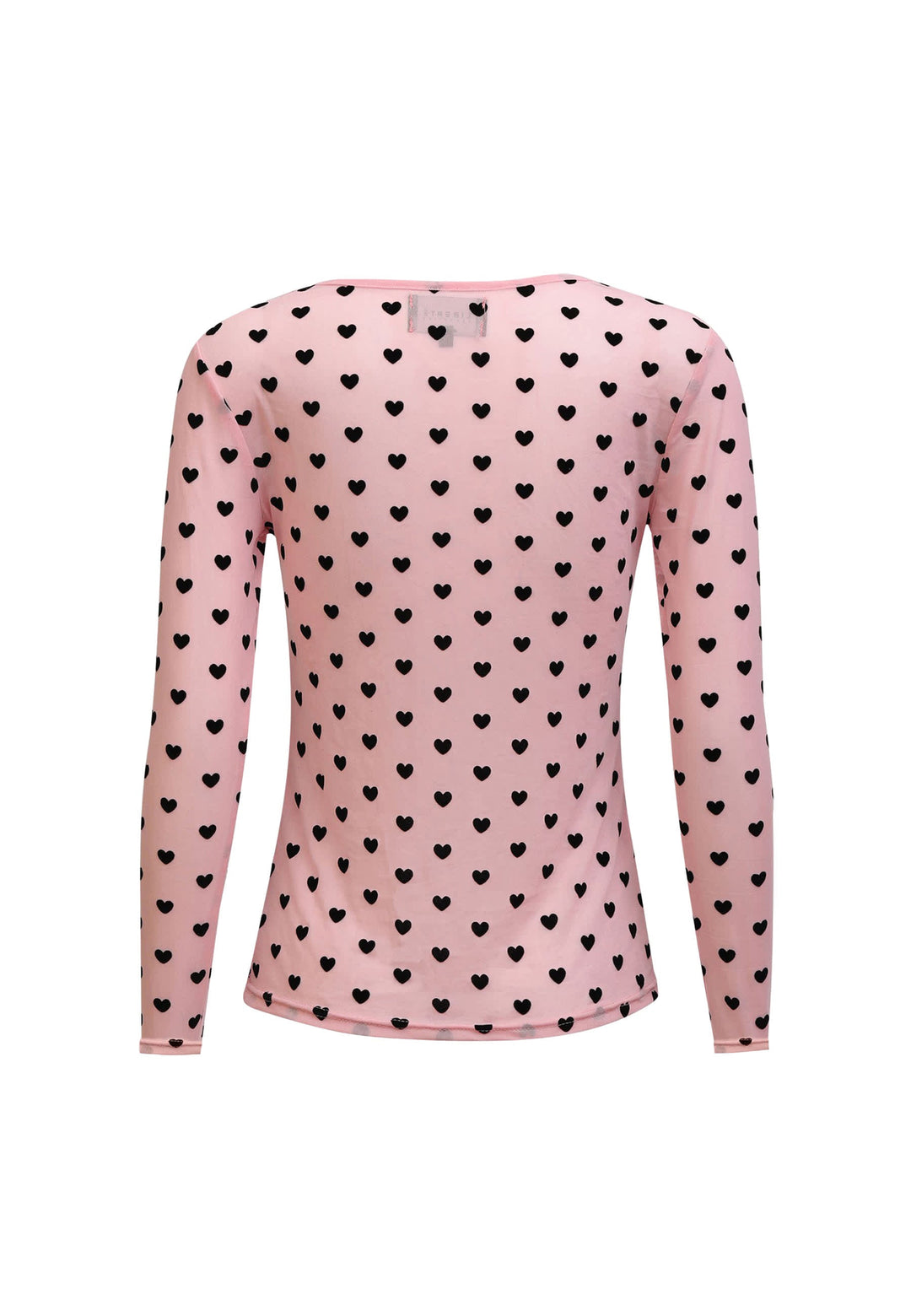 Liberte - Mesh Ls Tshirt, Flock 22081 - Rose Heart