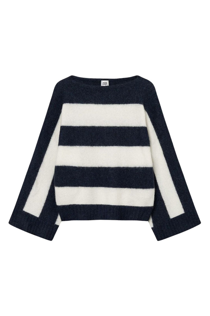 Twist & Tango - Dilara Knitted Sweater 912167 - Navy Stripe Strikbluser 