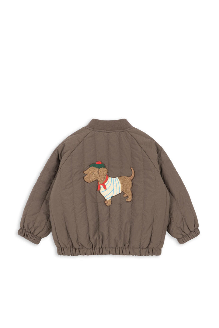 Konges Sløjd - Juno Terry Bomber Jacket Ks105734 - Walnut