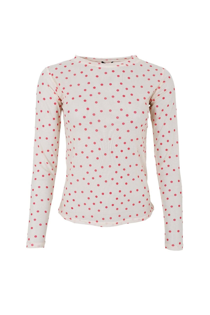 Black Colour - Bcannie Mesh Blouse 3846 - Shirts - Red Dot