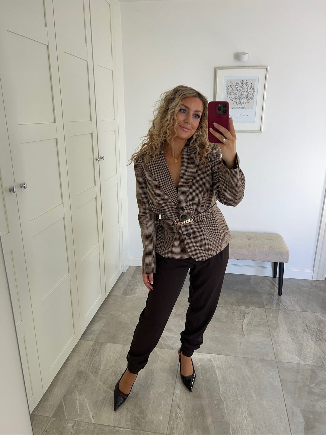 Valentin Studio - Classic Blazer - Coffee Blazere 
