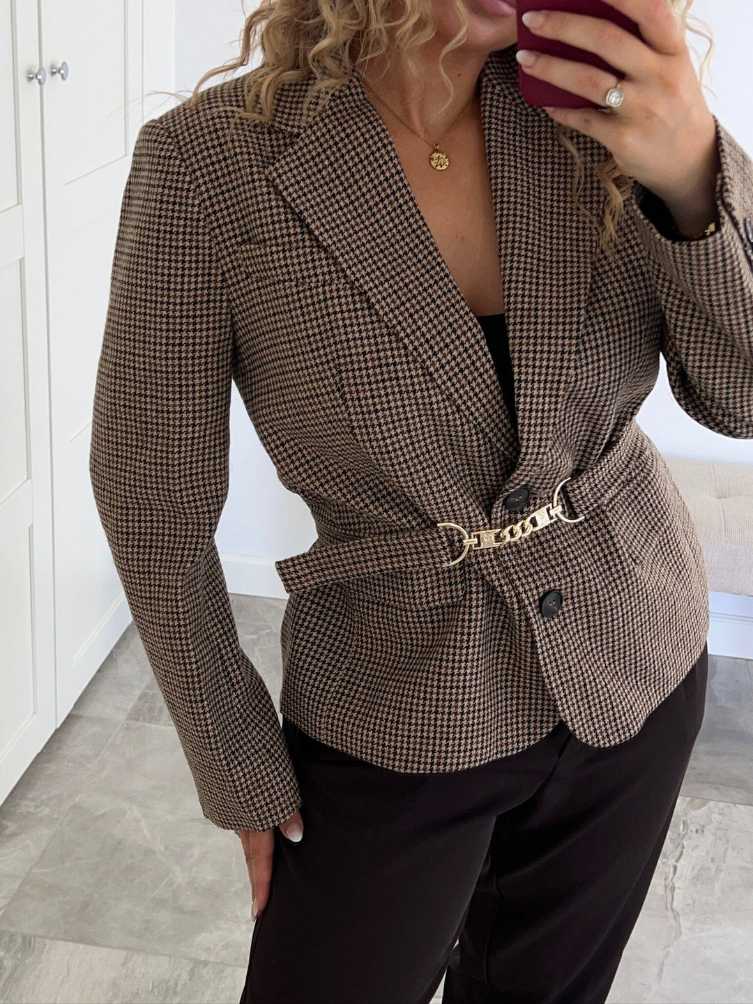 Valentin Studio - Classic Blazer - Coffee Blazere 