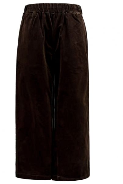 Valentin Studio - Courdey Pants Ch165305c - Dark Brown Bukser 