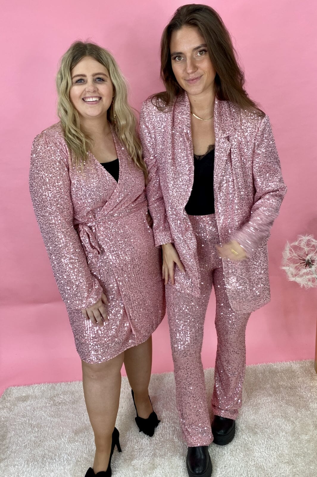 Valentin Studio - Glam Blazer - Pink Blazere 