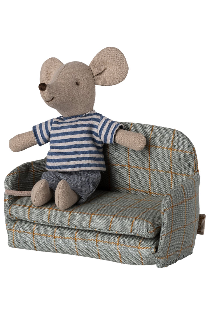 Maileg - Sofa Seng, Mus - Tern - Mouse Furniture