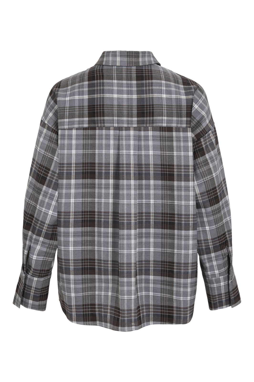 Vila - Viedith L/S Shirt - 5110771 Stone Mountain Grey