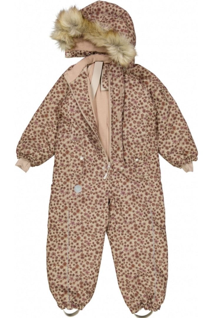 Wheat - Snowsuit Moe Tech - Winter Blush Flowers Flyverdragter 