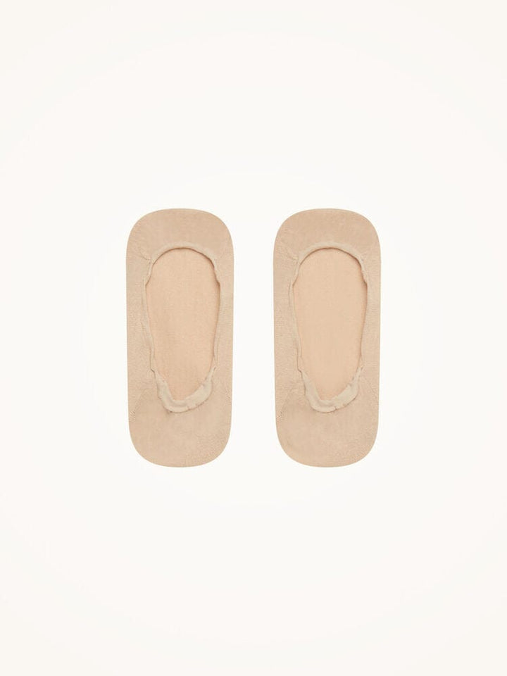 Wolford - Cotton Footsies Socks - Sisal Strømper 